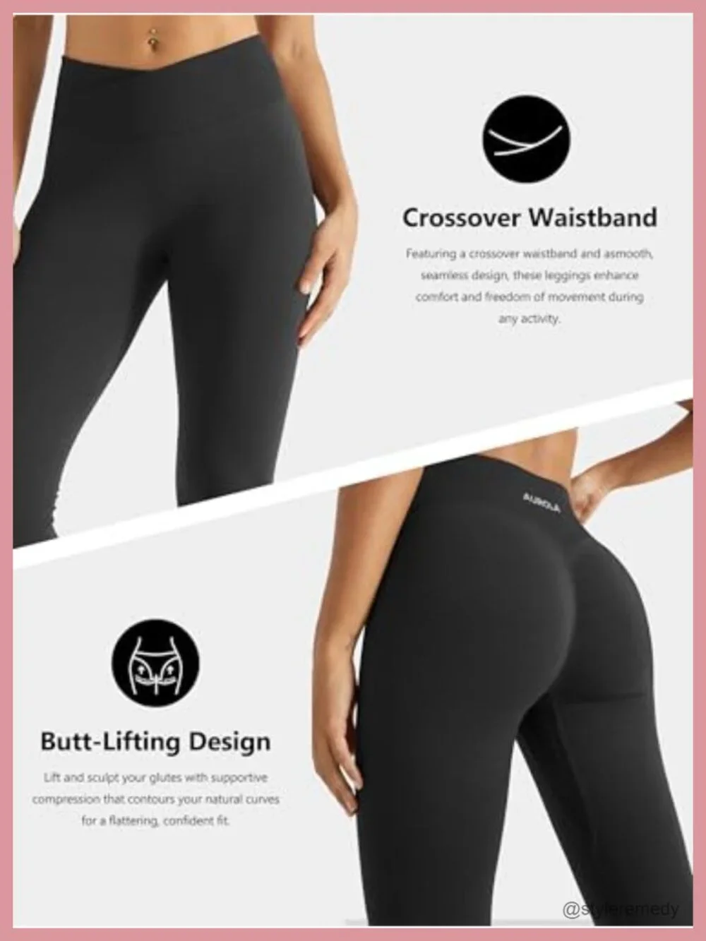 Seamless High Waist Scrunch Butt Workout Leggings Nylon Yoga Pants